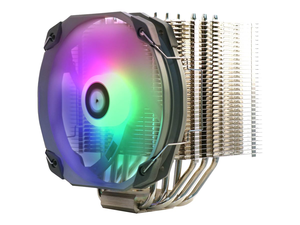 Thermalright HR-02 Plus CPU Køler 1-pack Sort Sølv Hvid 140 mm