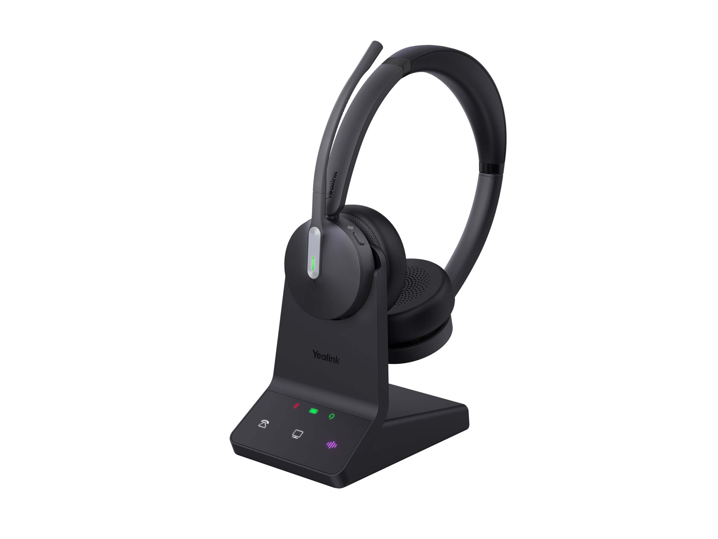 Yealink WH64 Dual Trådløs Høretelefoner Sort