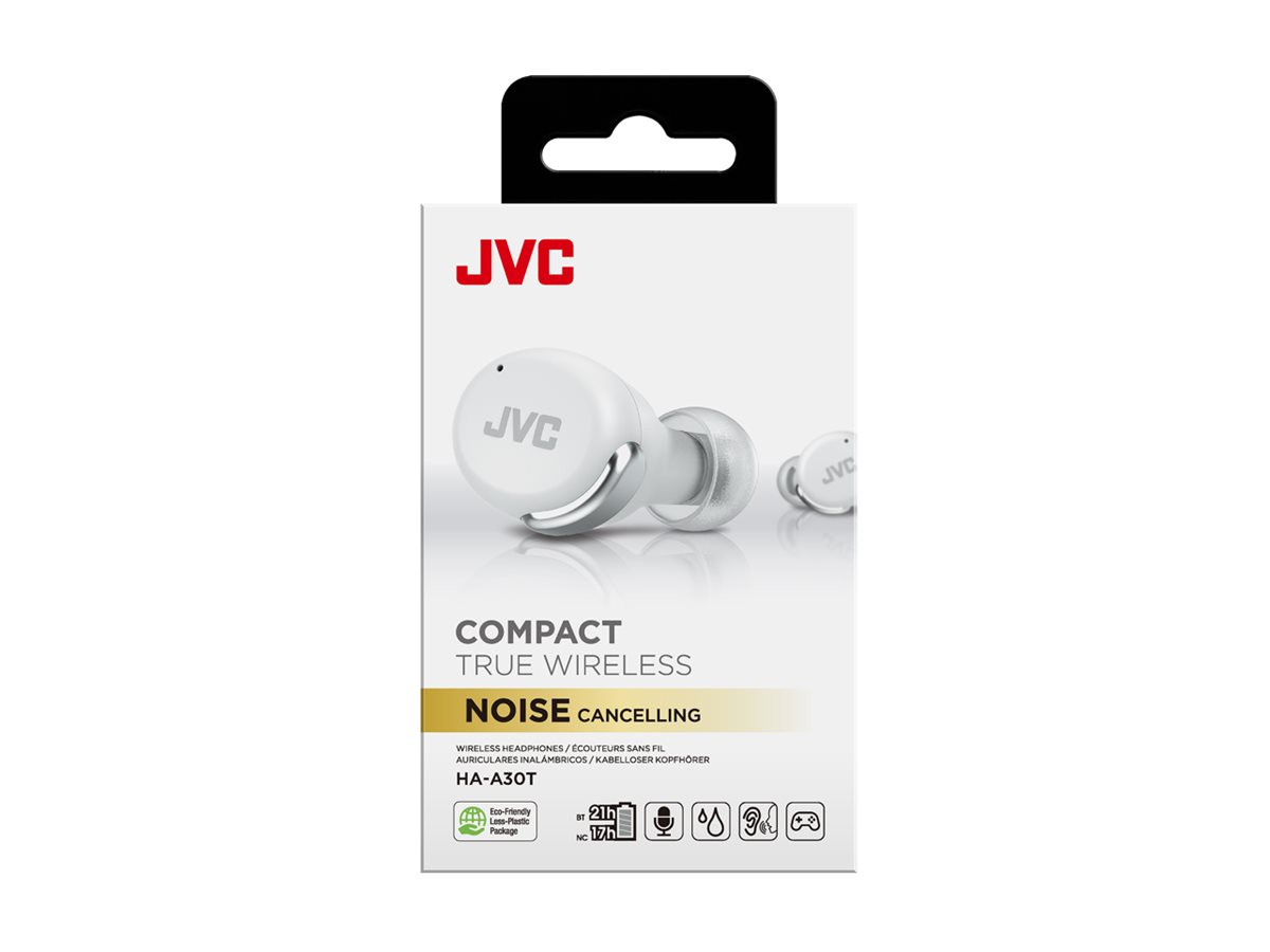 JVC HA A30T Trådløs Ægte trådløse øretelefoner Hvid