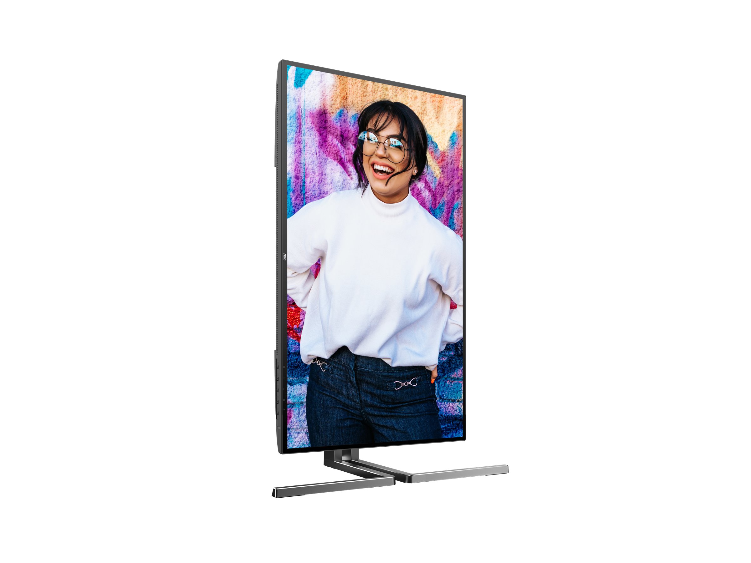 AOC U27U3CV 27 3840 x 2160 (4K) HDMI DisplayPort USB-C 60Hz Pivot Monitor