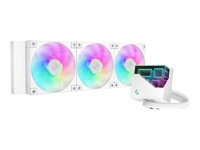 Deepcool LT360 ARGB kølesystem 1-pack Hvid 120 mm