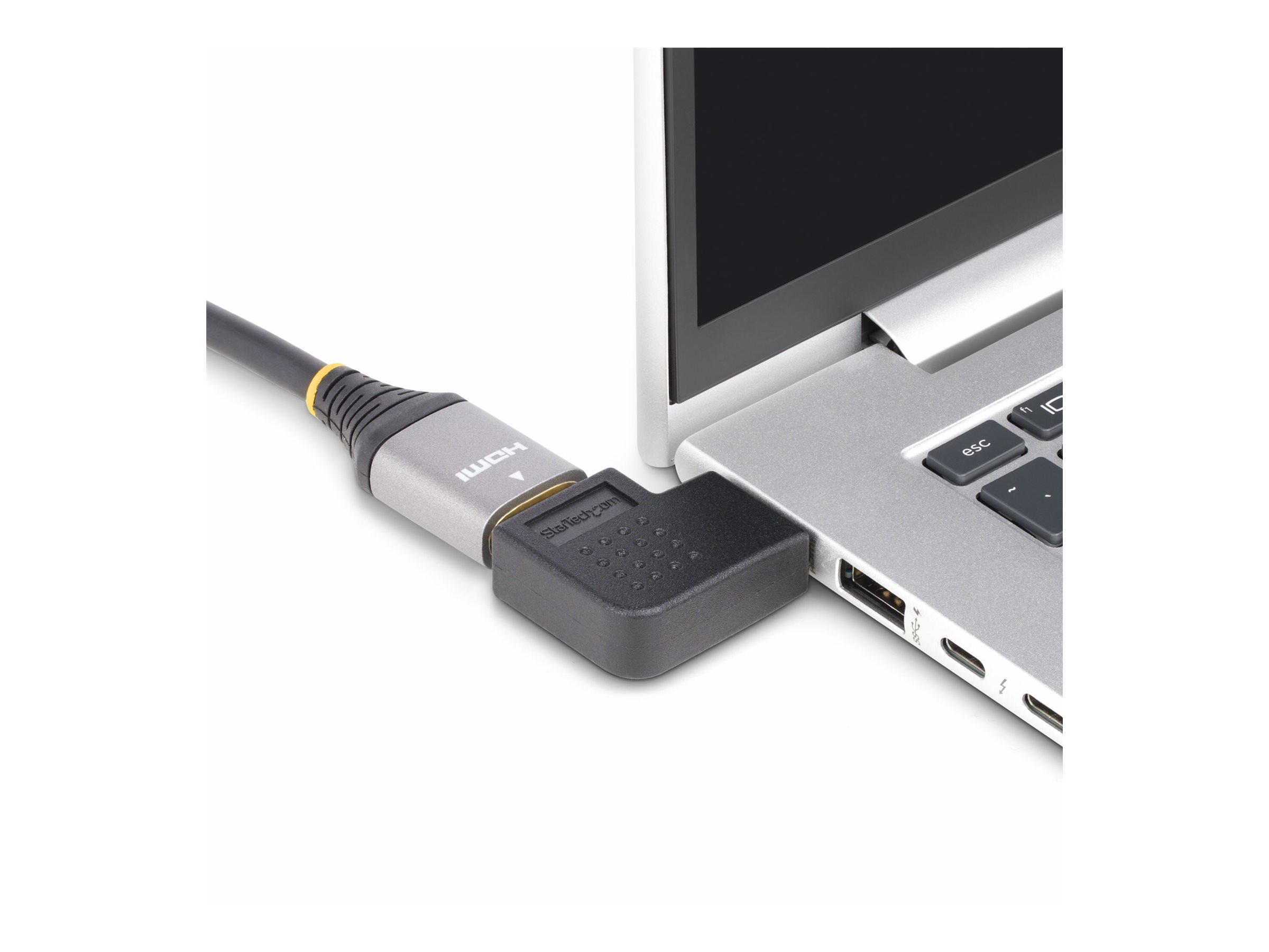 StarTech.com Right Angle HDMI 2.0 Adapter, 90-Degree HDMI Port Saver, M/F HDMI adapter Sort