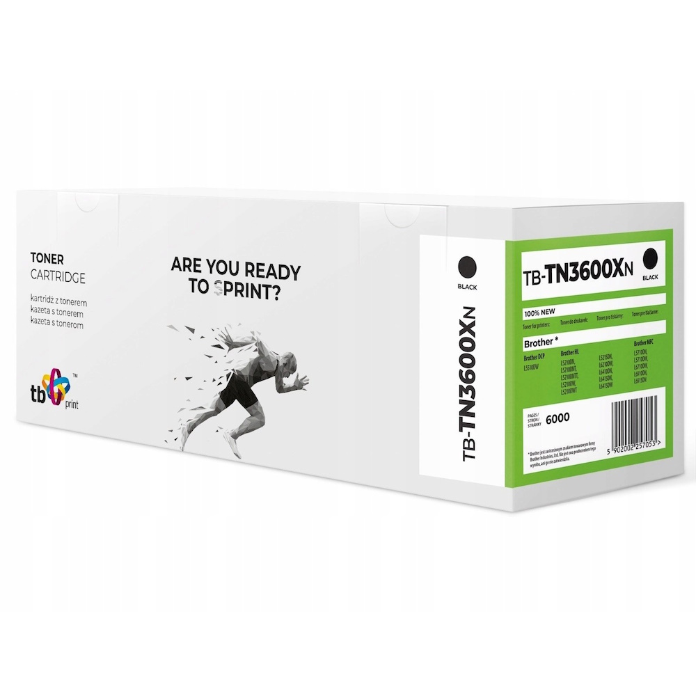 TB Print Toner TB-TN3600XN Sort til Brother