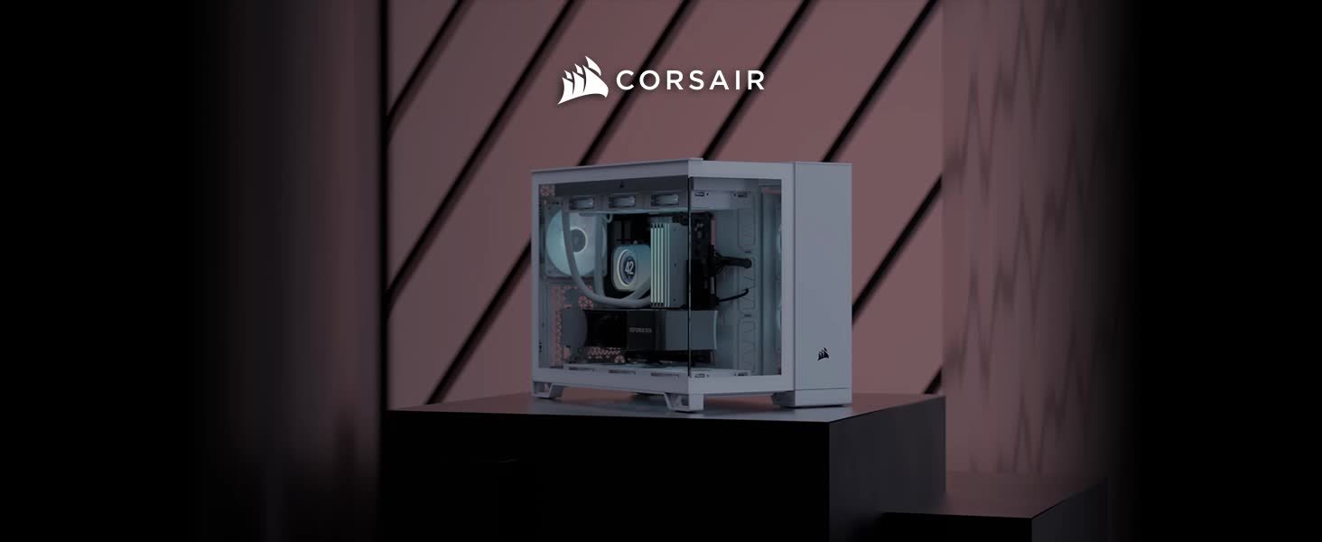CORSAIR 2500X Tower Micro ATX Sort