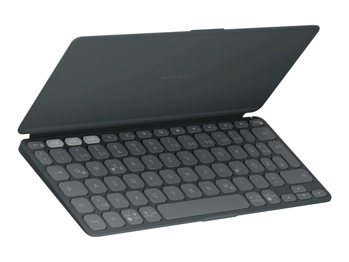 Logitech Keys-To-Go 2 Tastatur Saks Trådløs Tysk