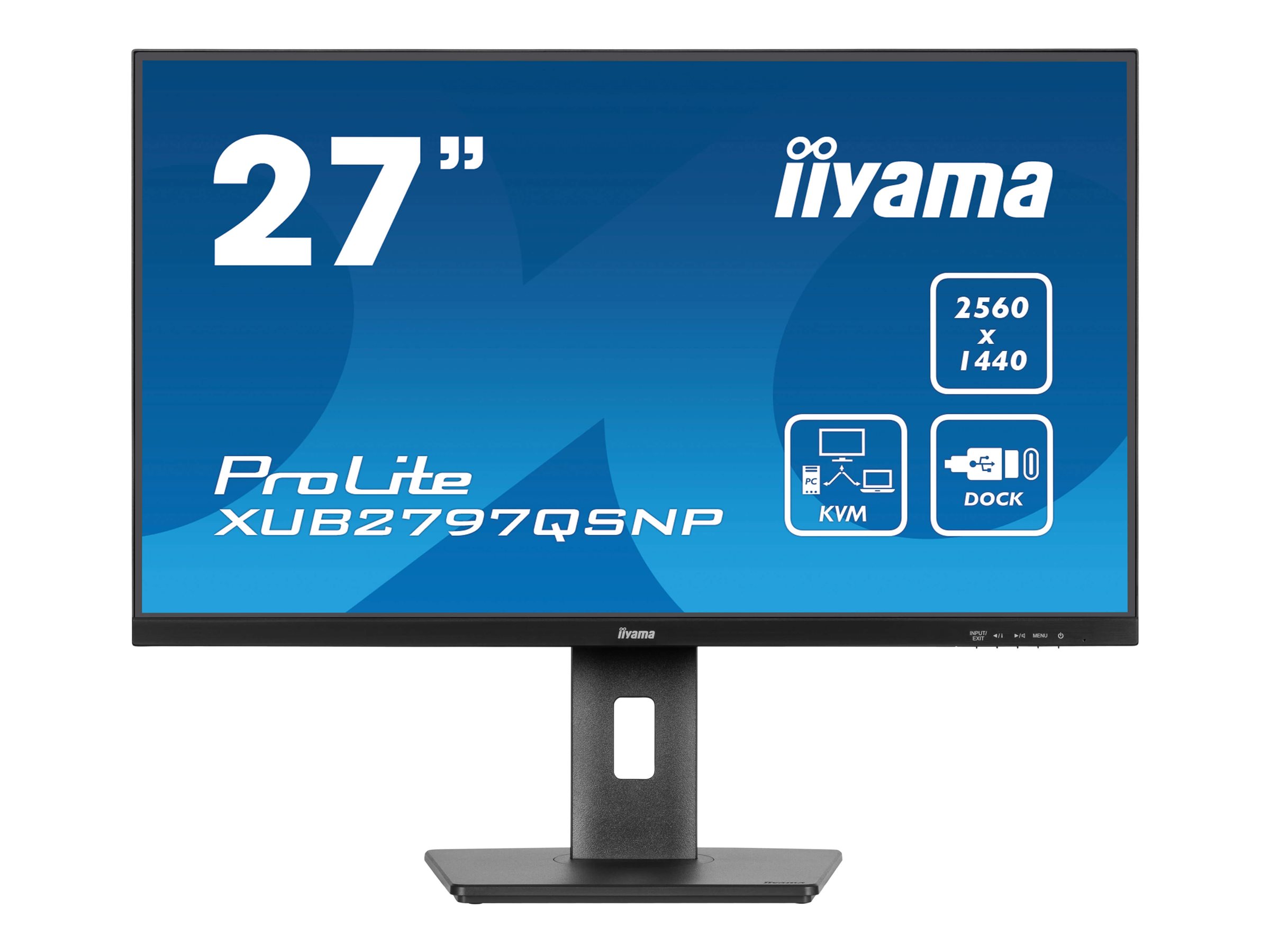 iiyama ProLite XUB2797QSNP-B1 27 IPS 2560 x 1440 (2K) HDMI DisplayPort 100Hz