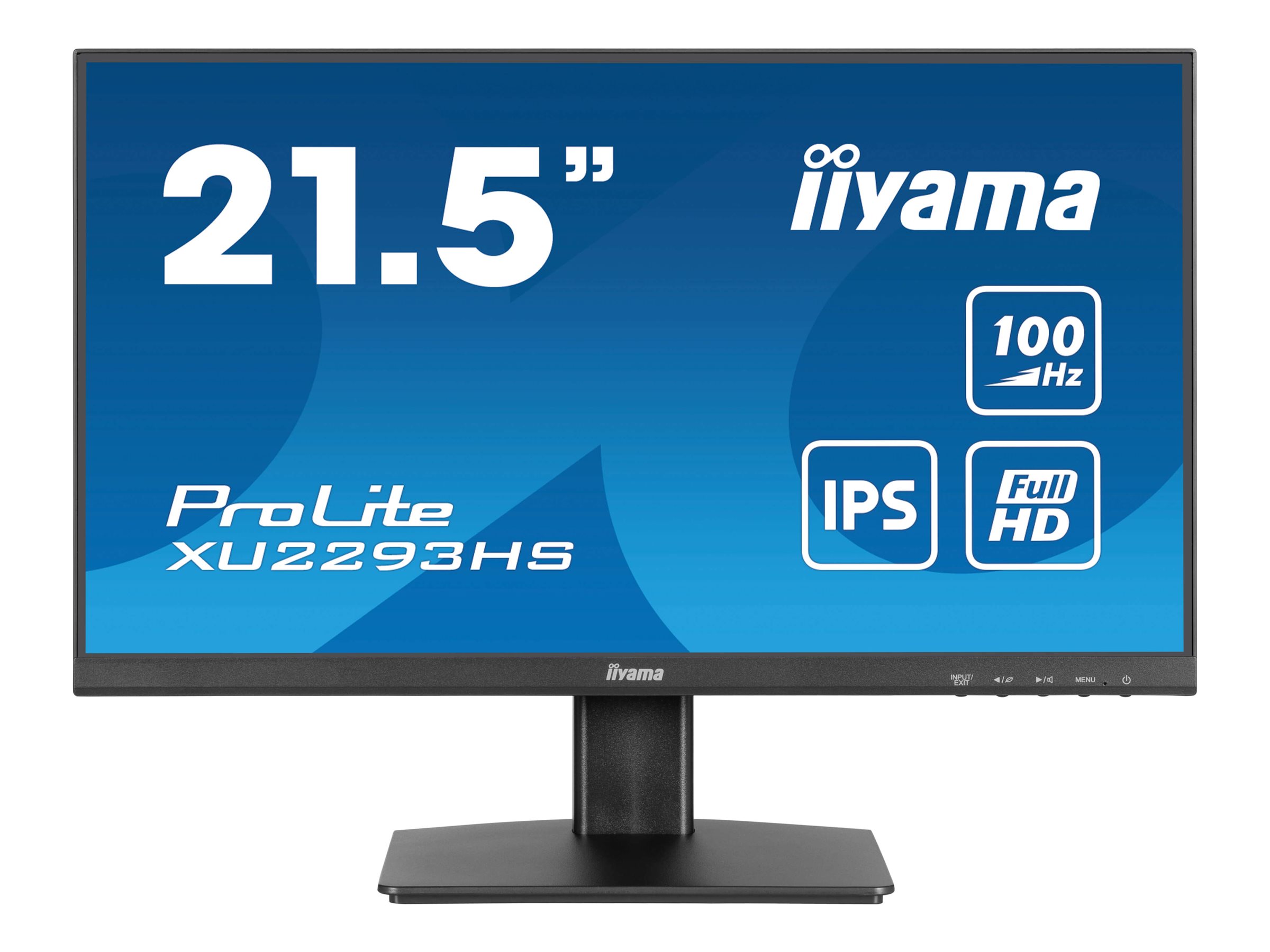 iiyama ProLite XU2293HS-B6 22 IPS 1920 x 1080 (Full HD) HDMI DisplayPort 100Hz
