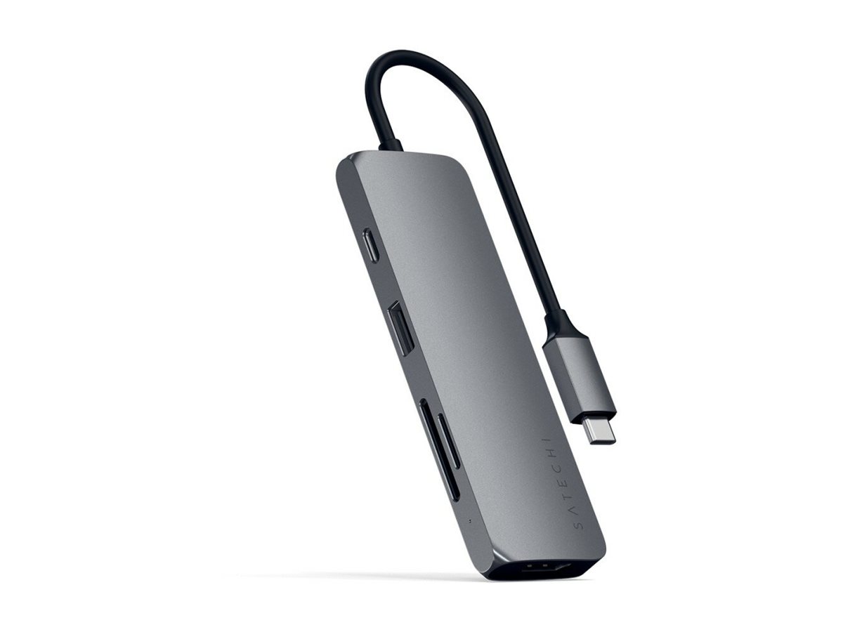Satechi Aluminum Multiport Pro USB-C Adapter USB-C Dockingstation