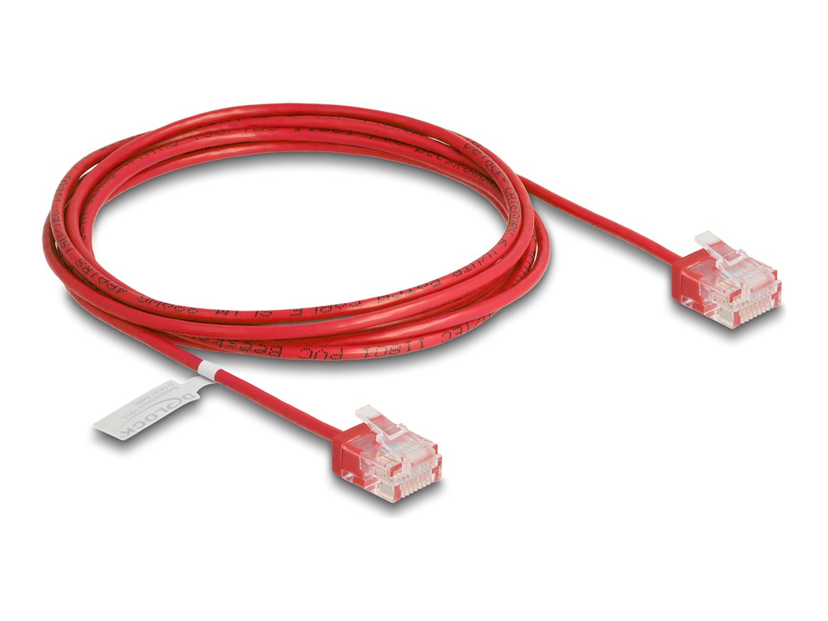 DeLOCK CAT 6 Ikke afskærmet parsnoet (UTP) 2m Patchkabel Rød