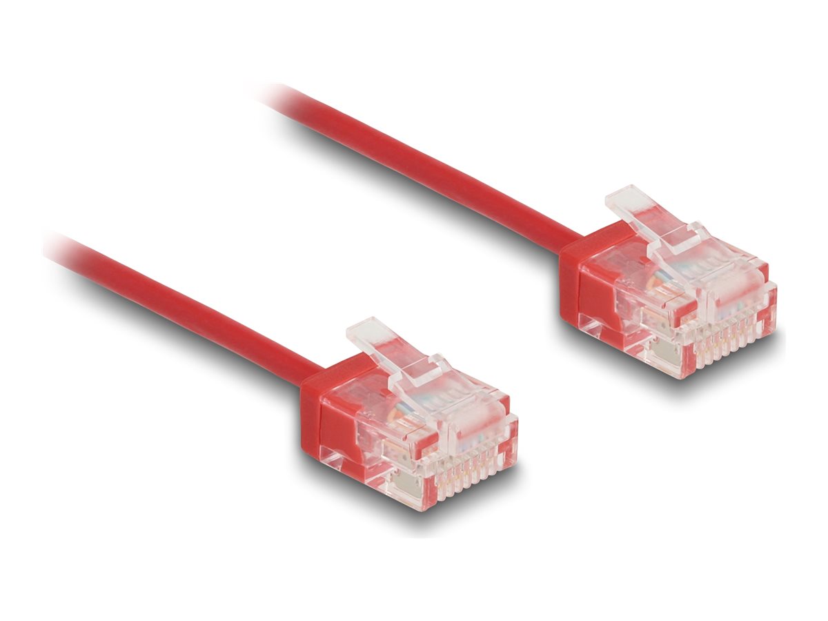 DeLOCK CAT 6 Ikke afskærmet parsnoet (UTP) 30cm Patchkabel Rød