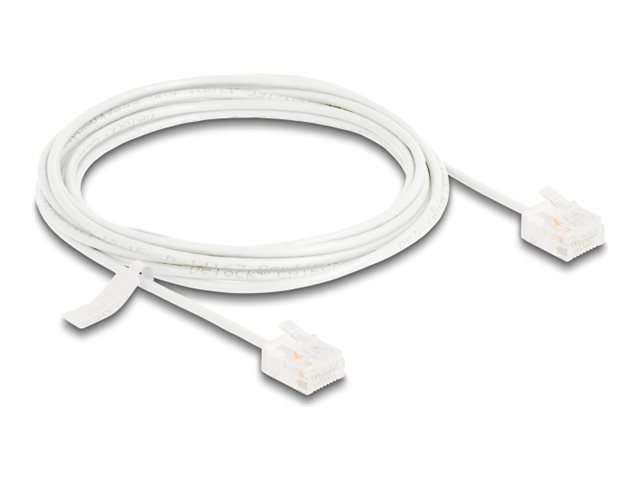 DeLOCK CAT 6 Ikke afskærmet parsnoet (UTP) 3m Patchkabel Hvid