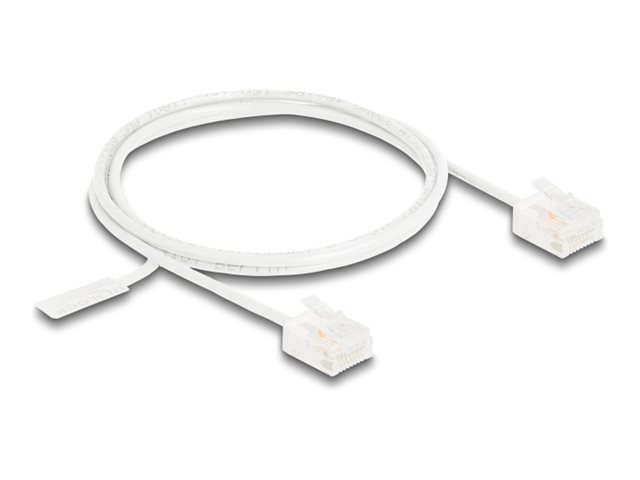 DeLOCK CAT 6 Ikke afskærmet parsnoet (UTP) 1m Patchkabel Hvid