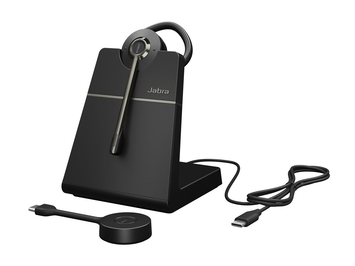 Jabra Engage 55 SE Convertible Trådløs Høretelefoner Sort
