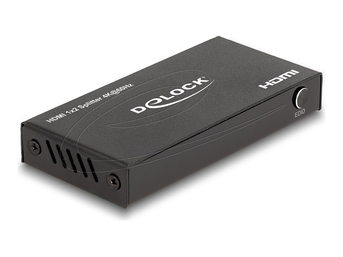 Delock - Video-/audioswitch - 4K, 60Hz, med nedskalering - 2 x HDMI - desktop