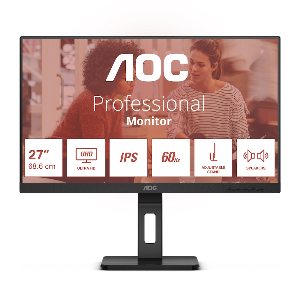 AOC U27E3UF 27 IPS 3840 x 2160 (4K) HDMI DisplayPort 60Hz