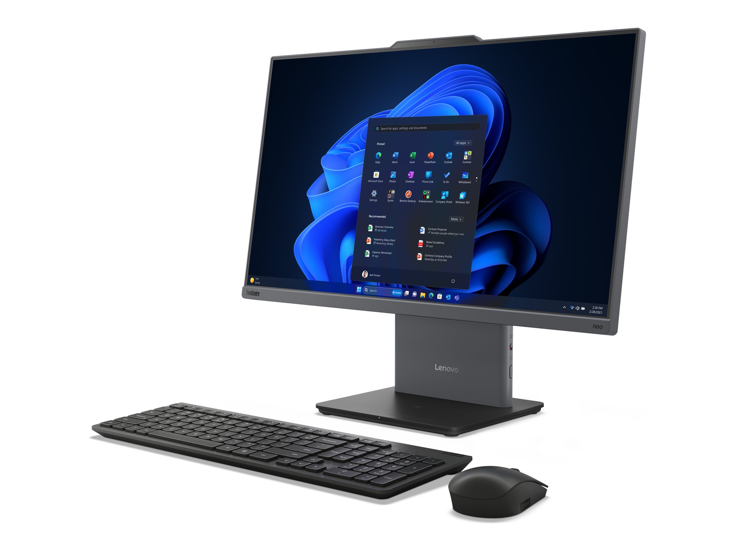 Lenovo ThinkCentre neo 50a 24 Gen 5 12SD AIO Core i5 I5-13420H 16GB 256GB Intel UHD Graphics Windows 11 Pro