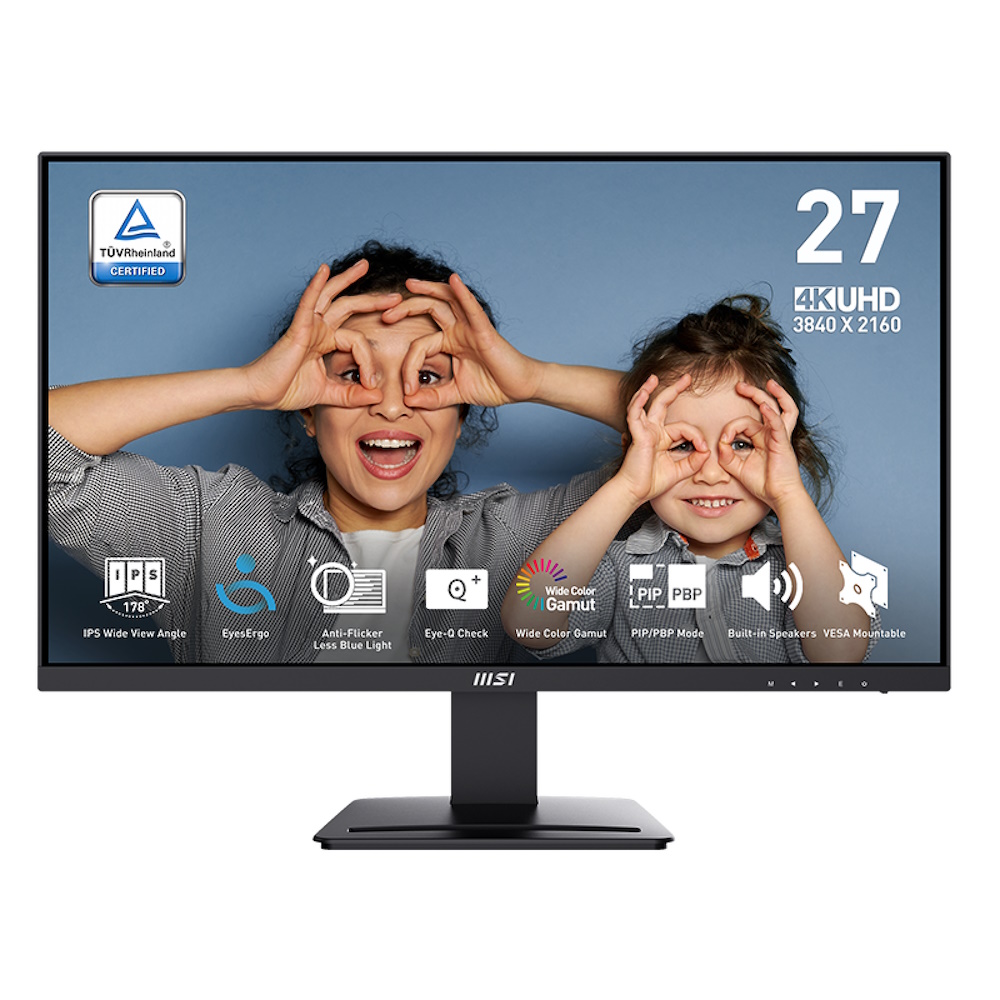 MSI Pro MP273UDE 27 IPS 3840 x 2160 (4K) HDMI Displayport 60Hz