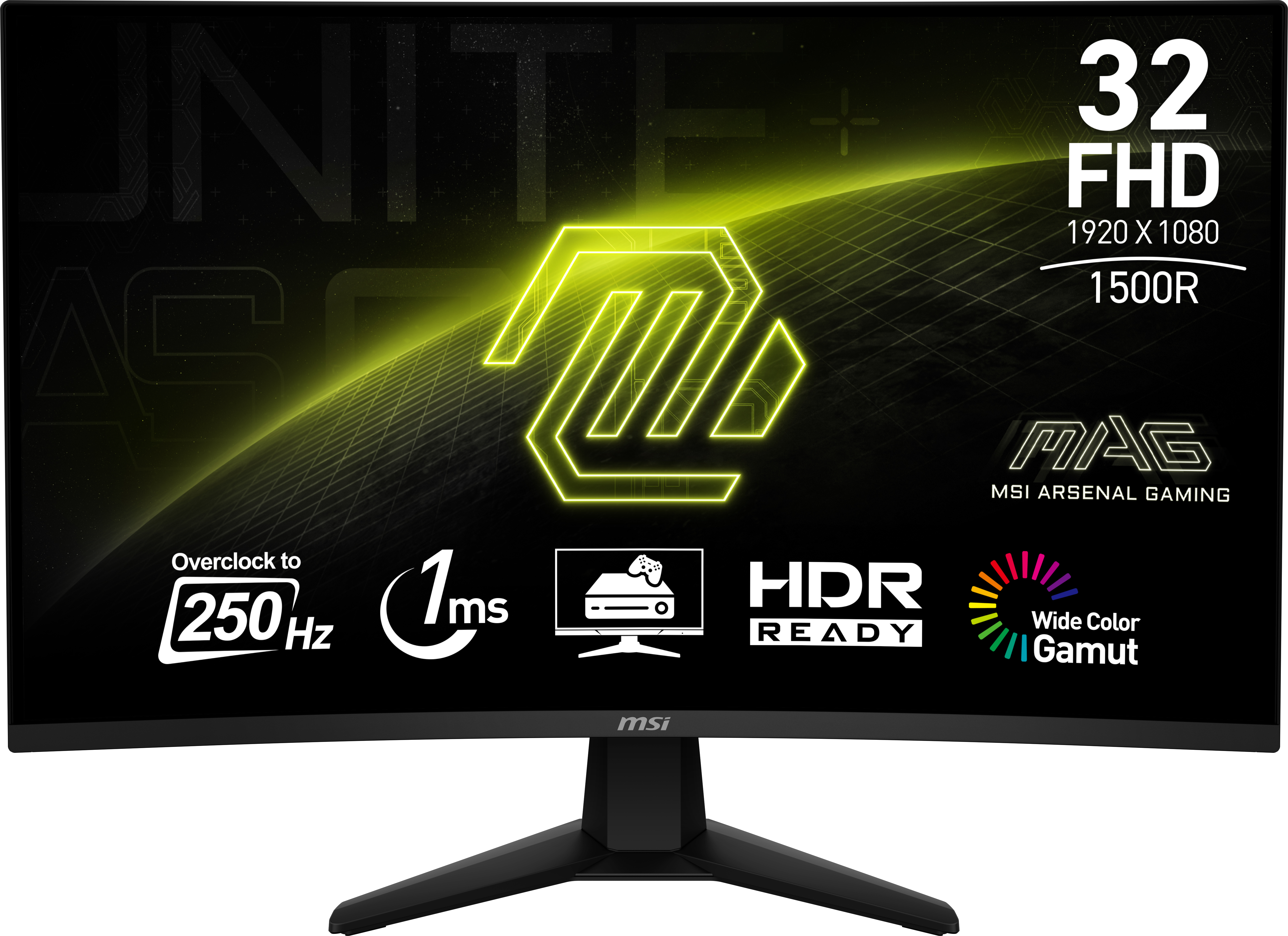 MSI MAG 32C6X 31.5 VA 1920 x 1080 (Full HD) DisplayPort HDMI 180 Hz