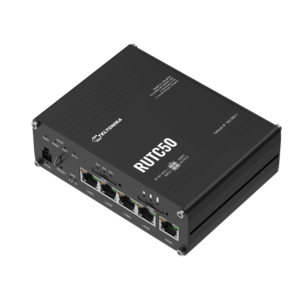 Teltonika RUTC50 5G Wi-Fi 6 trådløs Router
