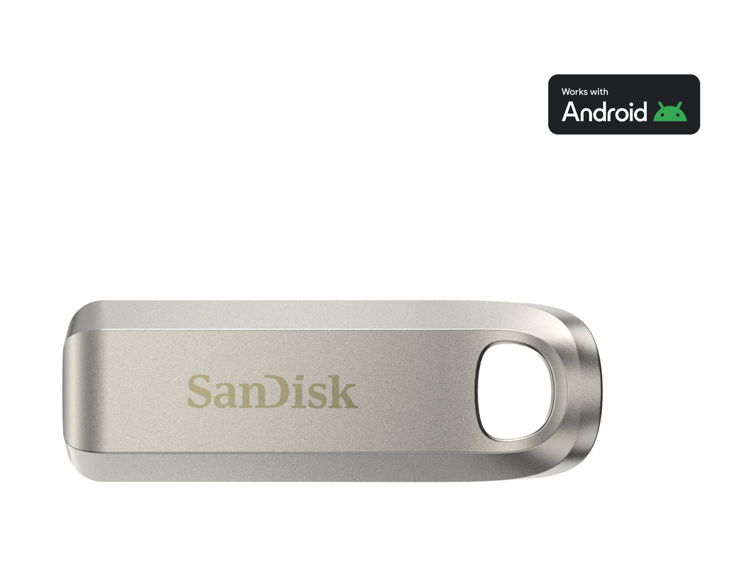 SanDisk Ultra Luxe 1TB USB-C 3.2 Gen 1 USB stick Sølv