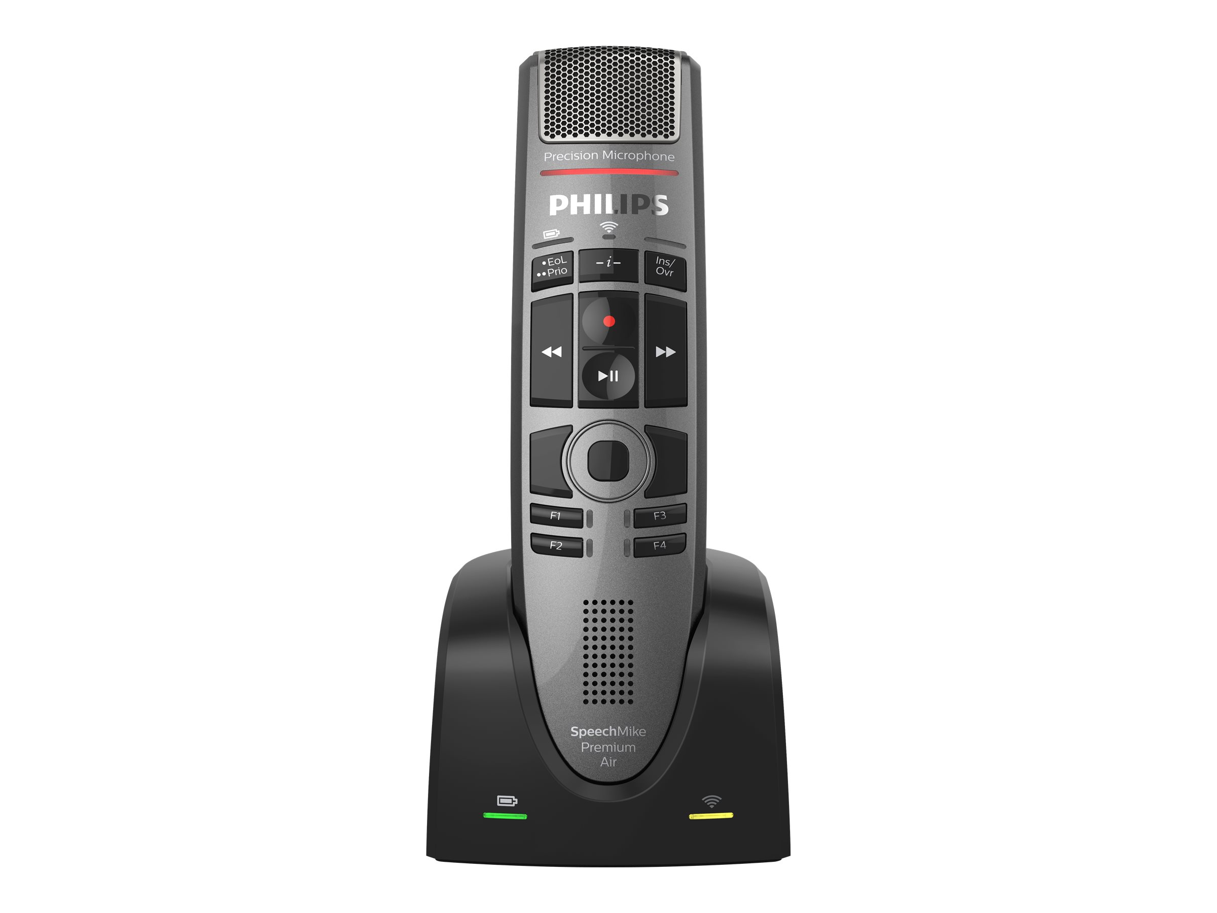 Philips SpeechMike Premium Air SMP4000 Højttalermikrofon Trådløs -37dB Sort Grå