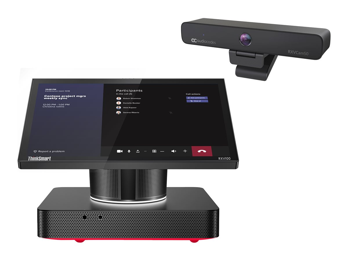 AudioCodes Room Experience (RX) Suite RXV100-B20 Videokonferencepakke 4-mikrofon-array 10.1