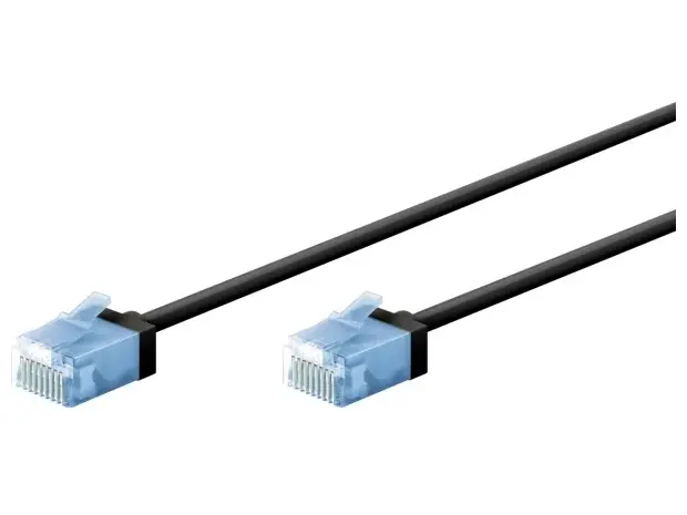Goobay CAT 6a U/UTP CU Ultra-Flexible 15m Sort