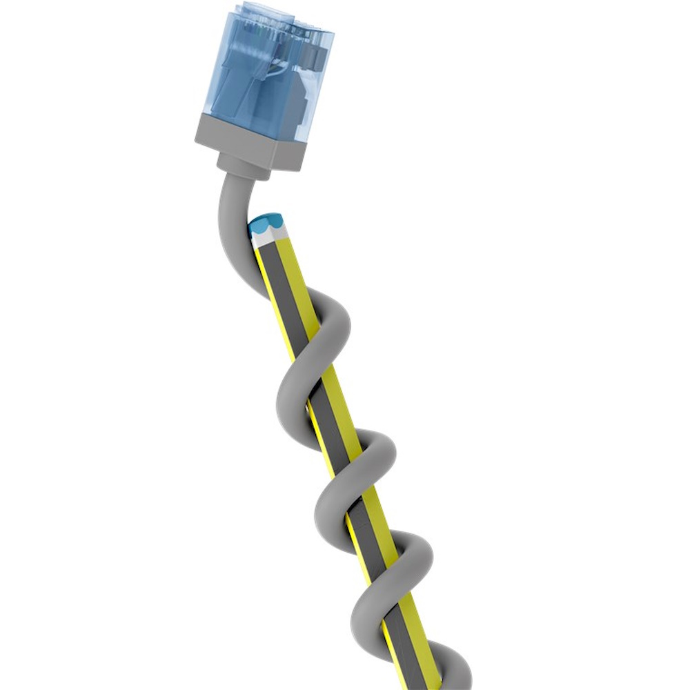 Goobay CAT 6A U/UTP Ultra-Flexible Slim 10 m