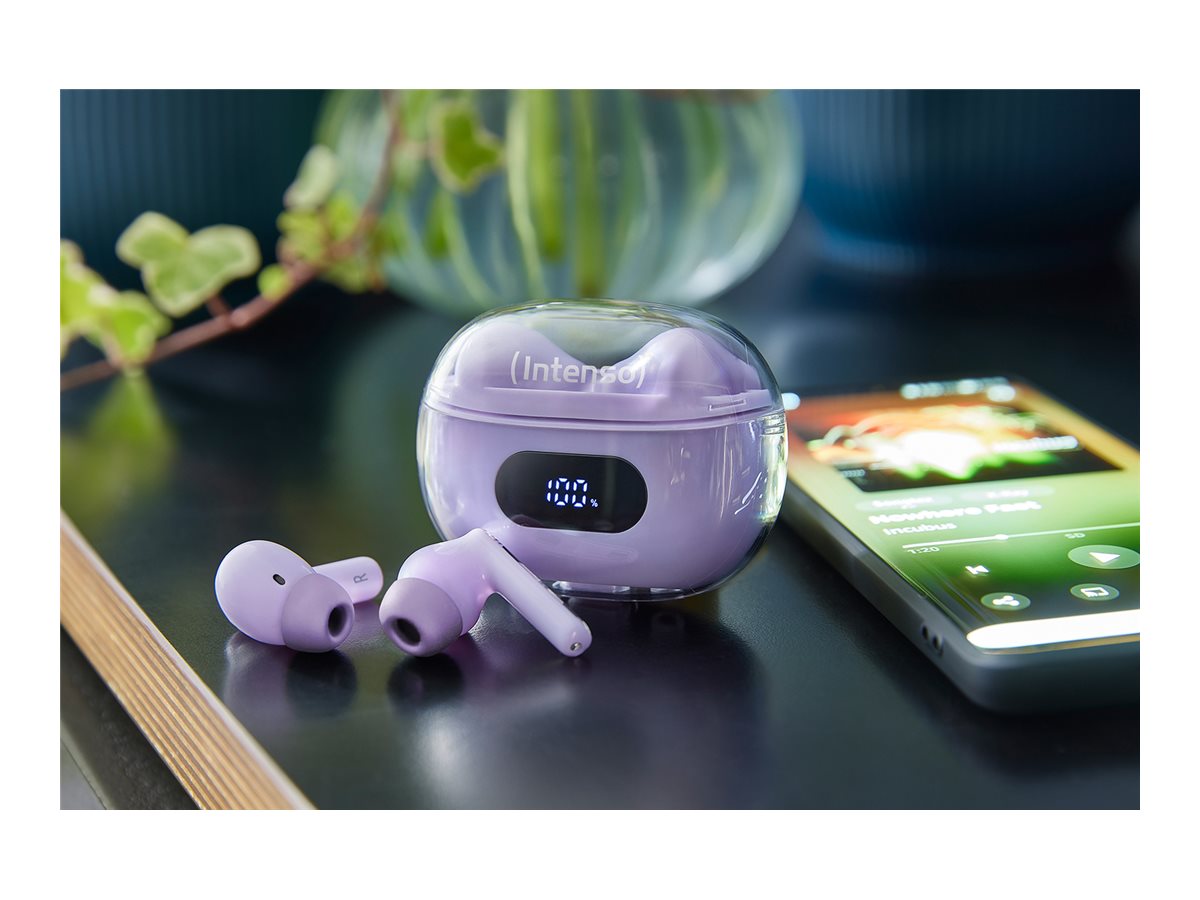 Intenso T313AE TWS earbuds Hovedtelefoner Lilla