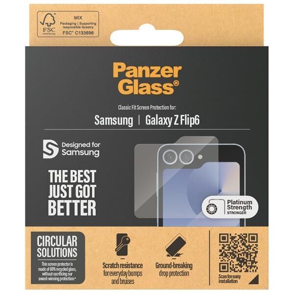 PanzerGlass Skærmbeskytter Galaxy Z Flip6 Classic Fit