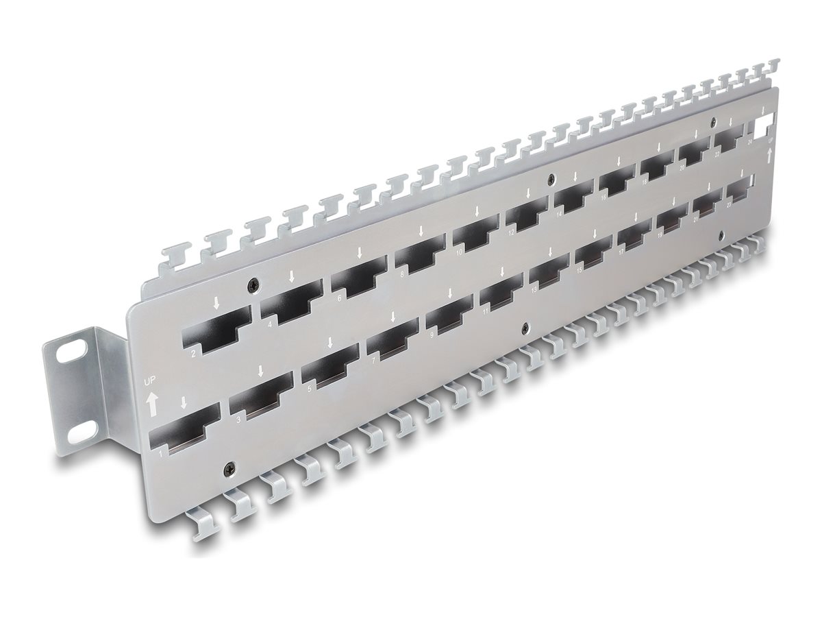 DeLOCK Stativkabeladministrations-rutepanel