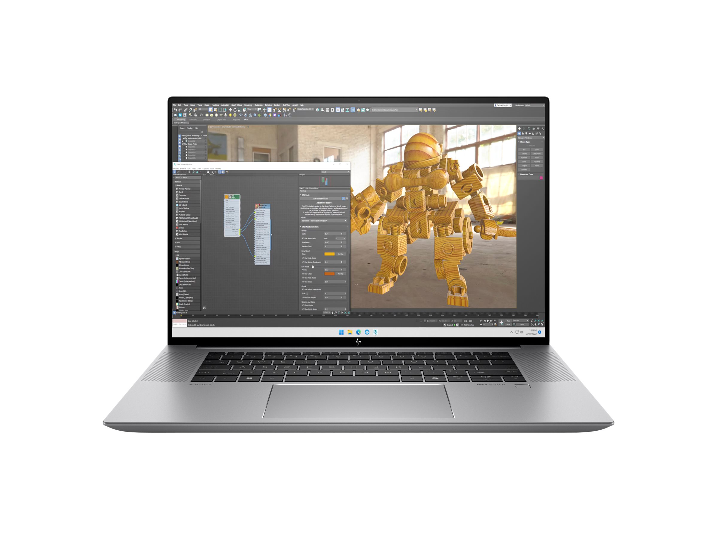 HP ZBook Studio G11 Mobile Workstation 16 185H 1TB NVIDIA GeForce RTX 4070 / Intel Arc Graphics Windows 11 Pro