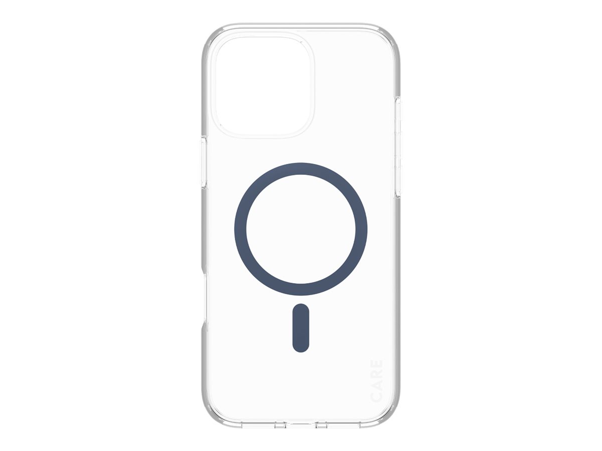 PanzerGlass CARE by Flagship Case Transparent Urban Combat w. Blue MagSafe iPhone 16 Pro Max Beskyttelsescover Transparent Apple iPhone 16 Pro Max