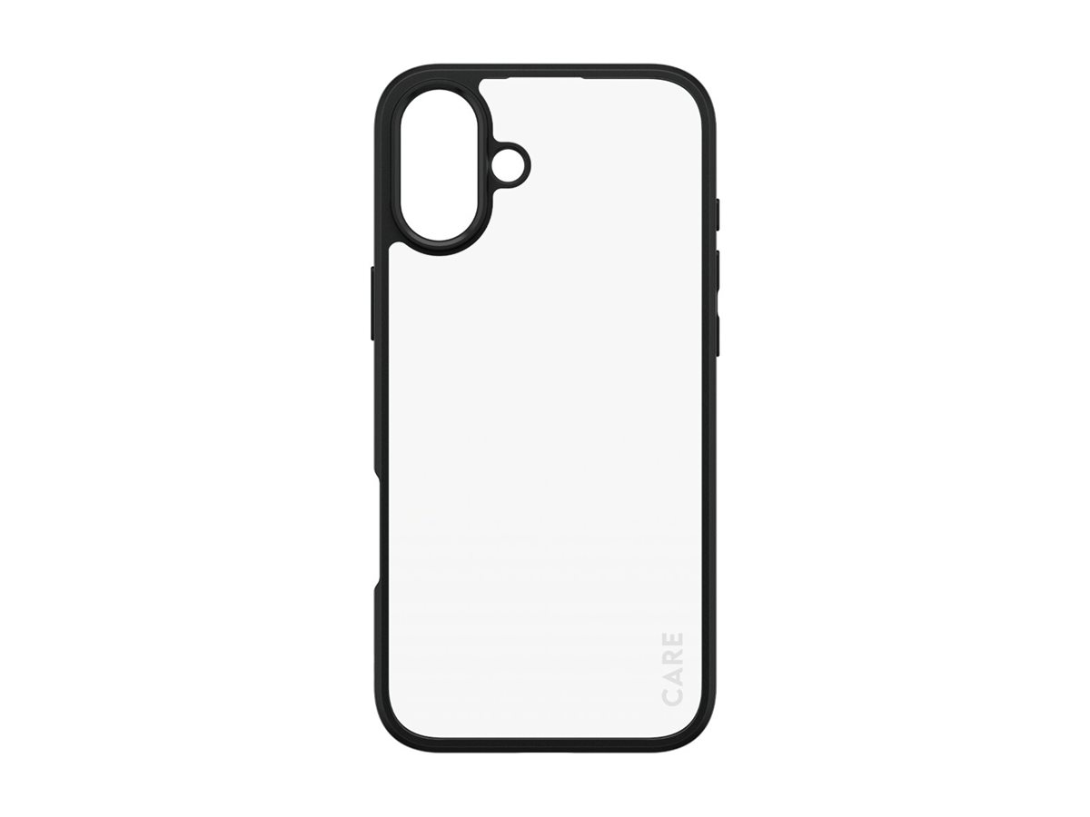 PanzerGlass CARE by Flagship Case Transparent Urban Combat w. Black Frame iPhone 16 Plus Beskyttelsescover Transparent Apple iPhone 16 Plus