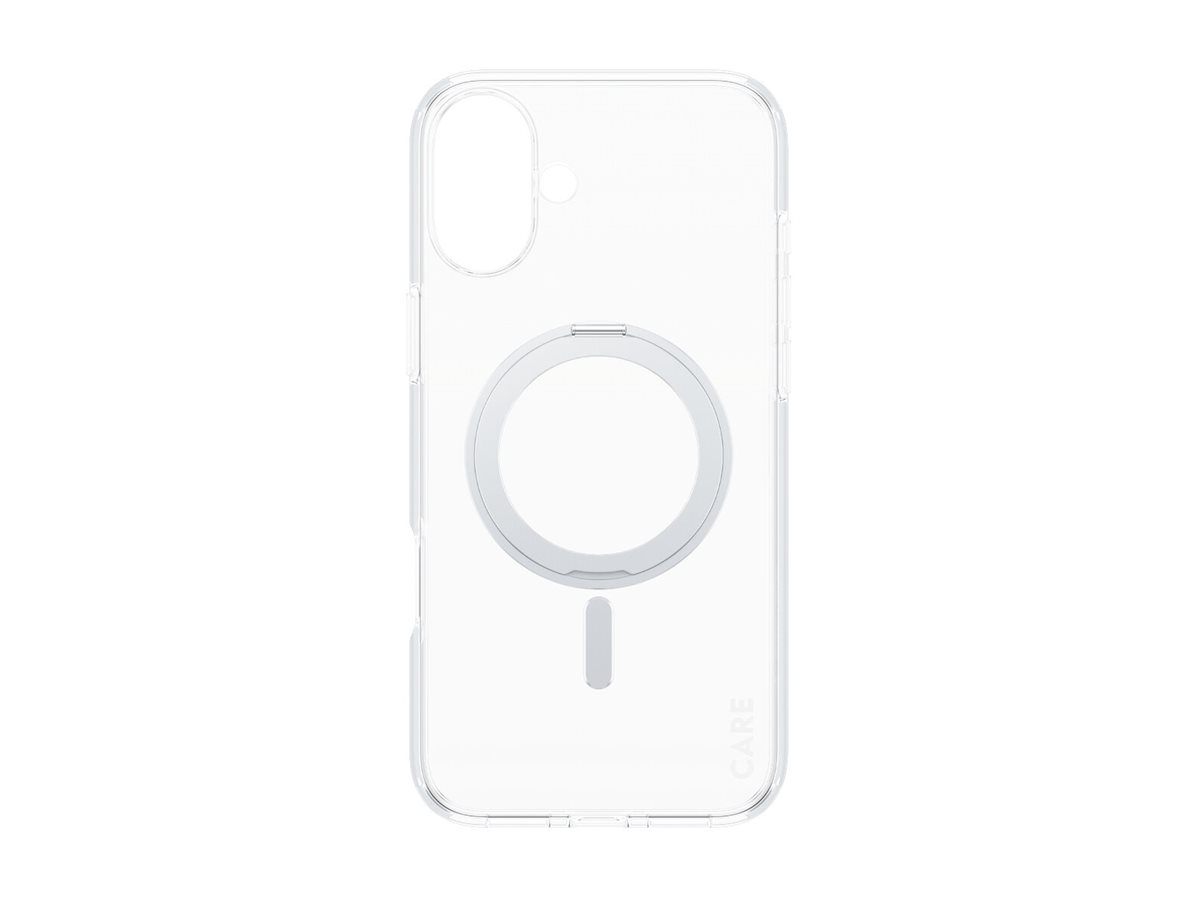 CARE by PanzerGlass Urban Combat Beskyttelsescover Sølv Gennemsigtig Apple iPhone 16 Plus