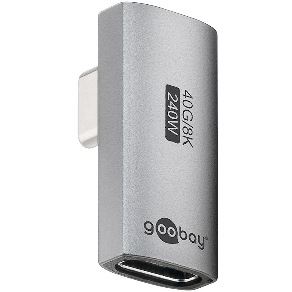 Goobay USB-C Adapter Lodret 90° Roteret USB4