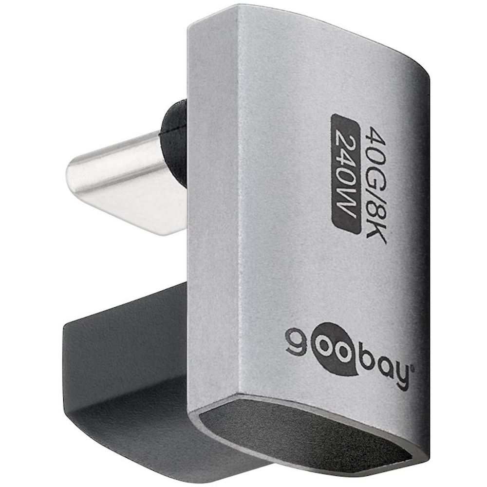 Goobay USB-C Adapter Han til Hun 180° U-formet USB4