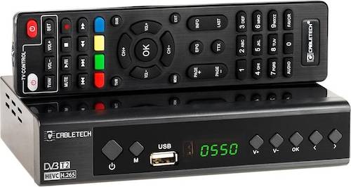 [AI generated title] Cabletech Tuner Dvb-T/C Hevc H.265 10Bit