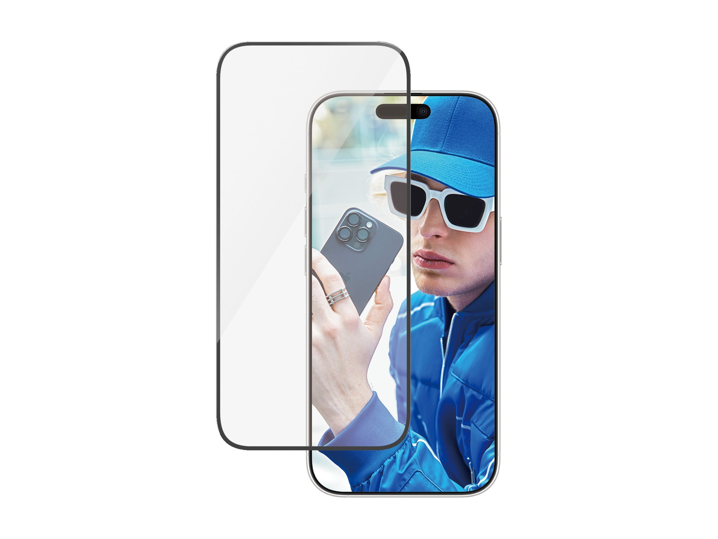 PanzerGlass - skærmbeskytter for mobiltelefon - ultrabred pasform