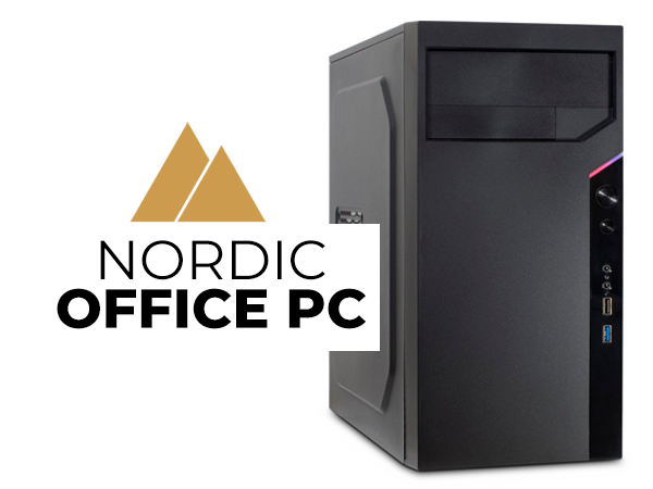 Nordic Office AMD PC | Ryzen 5 8GB 500GB