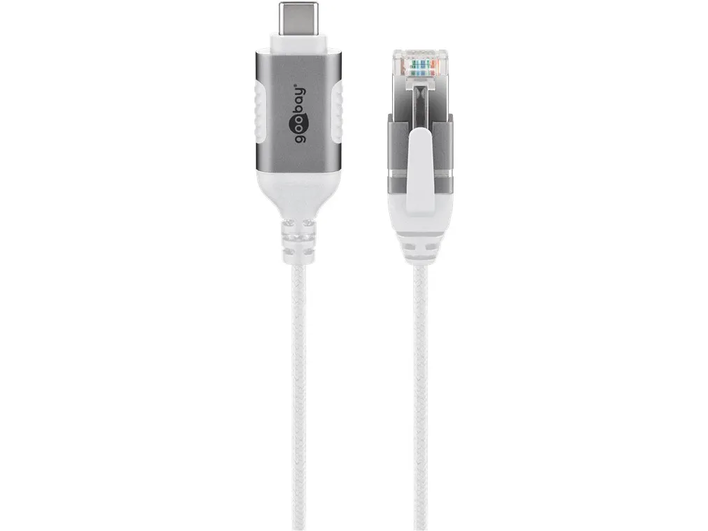 Goobay 74392 USB 3.1 type A to RJ45 3 m Hvid