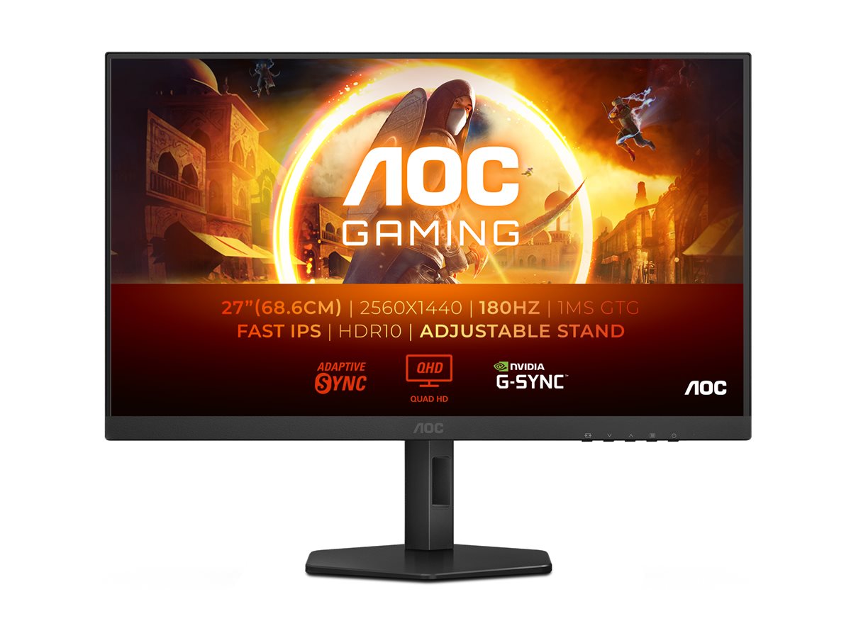 AOC Gaming Q27G4XF 27 Fast IPS 2560 x 1440 (2K) HDMI DisplayPort 180Hz