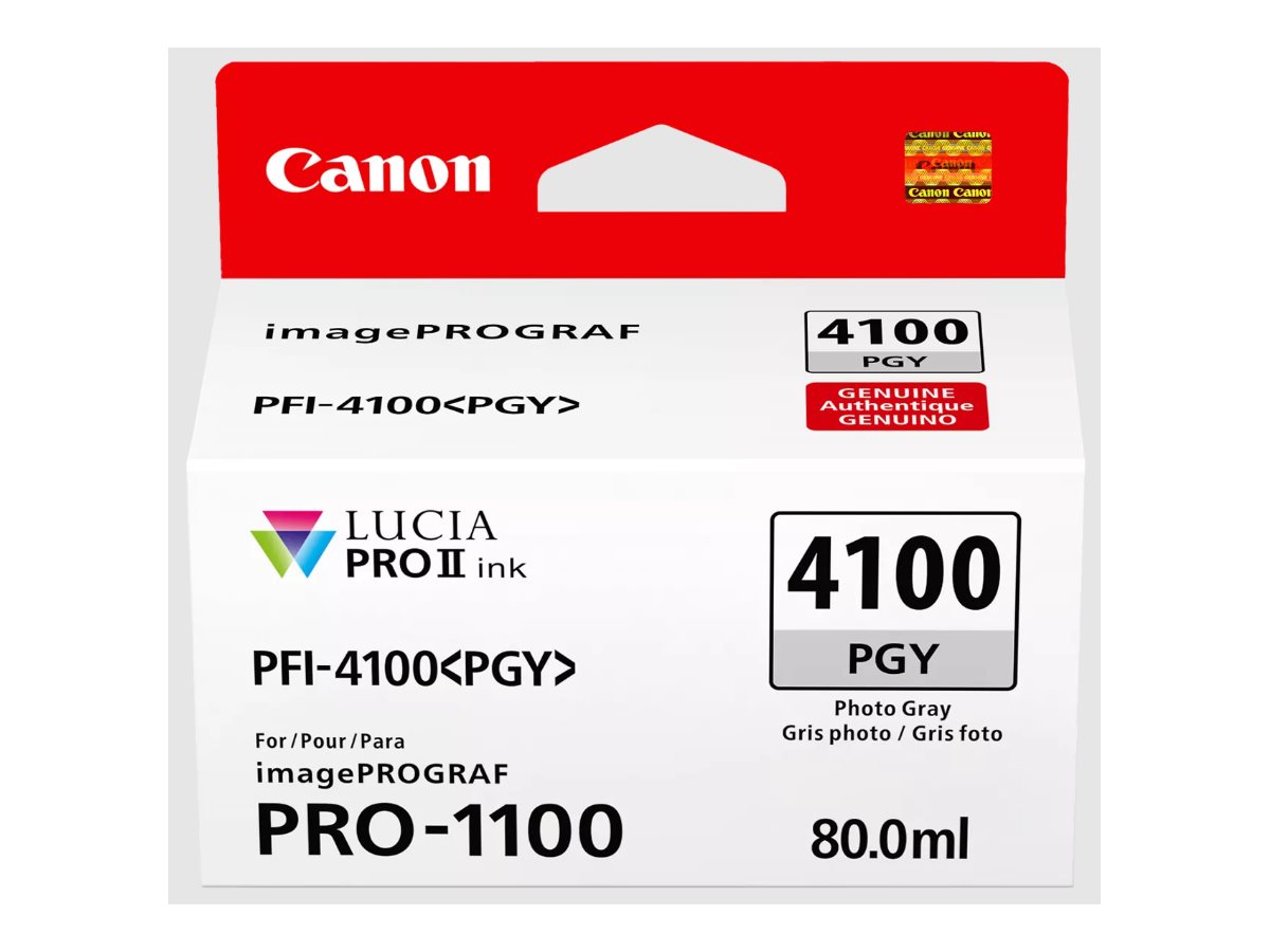 Canon PFI 4100 PGY Fotogrå Blækbeholder