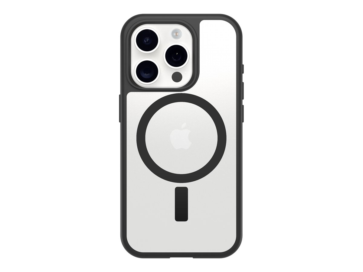 OtterBox React Series Beskyttelsescover Sort krystal (klar/sort) Apple iPhone 16 Pro