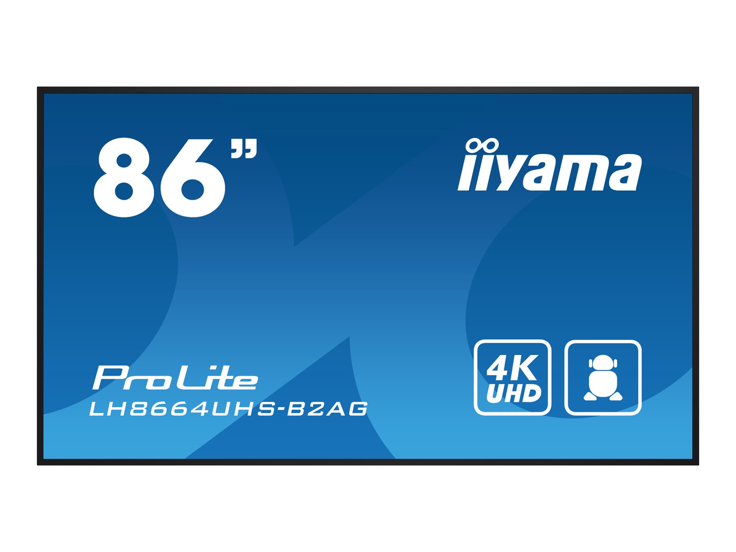 iiyama ProLite LH8664UHS-B2AG 86 Digital skiltning 3840 x 2160
