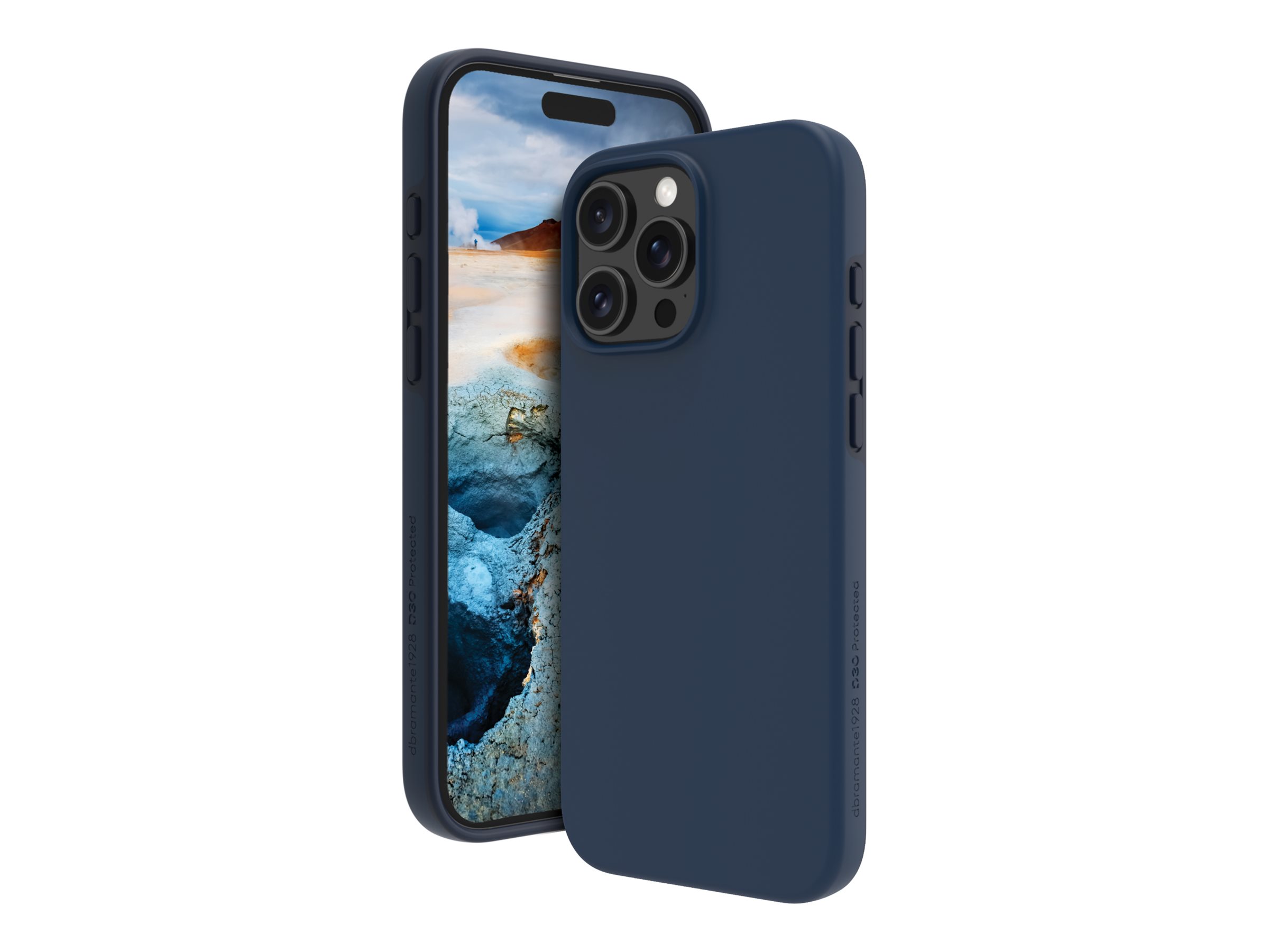 dbramante1928 Iceland Ultra D3O MagSafe Beskyttelsescover Blå Apple iPhone 16 Pro Max