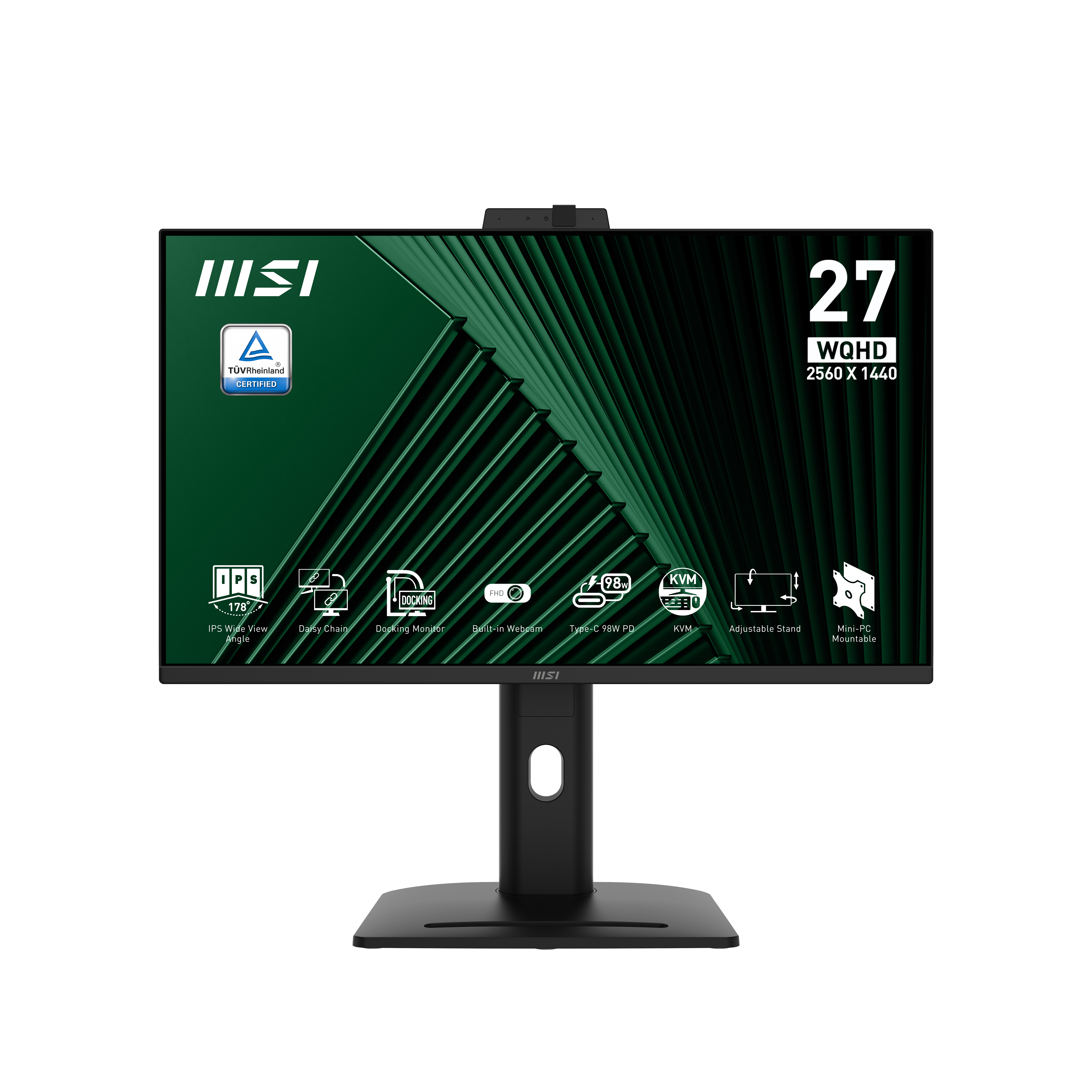 MSI PRO MP275QPDG 27 IPS 2560 x 1440 (2K) DisplayPort HDMI 100 Hz