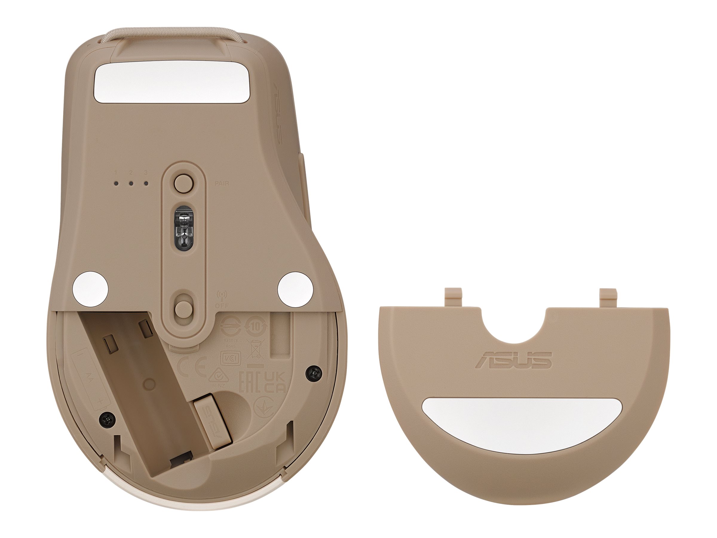 ASUS SmartO MD200 Silent Plus Optisk Trådløs Beige