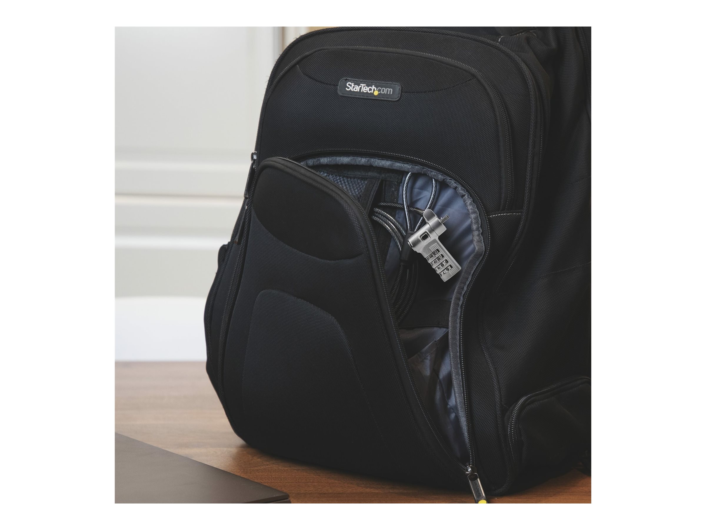 StarTech.com Serialized Laptop Lock, Works w/Noble Wedge/Nano/K-Slot Sikkerhedskabelslås