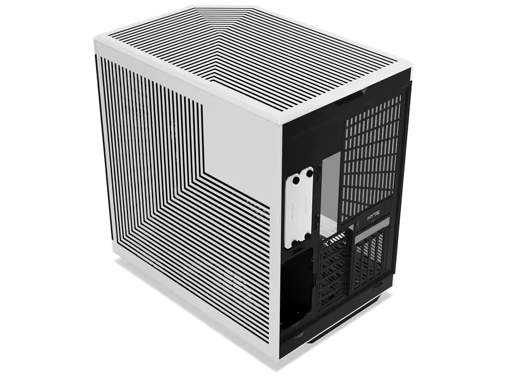 HYTE Y70 Touch Infinite Tårn Udvidet ATX Ingen strømforsyning Sort/Hvid